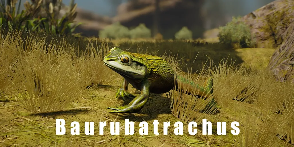 Baurubatrachus - Prehistoric frog AI critter in Path of Titans
