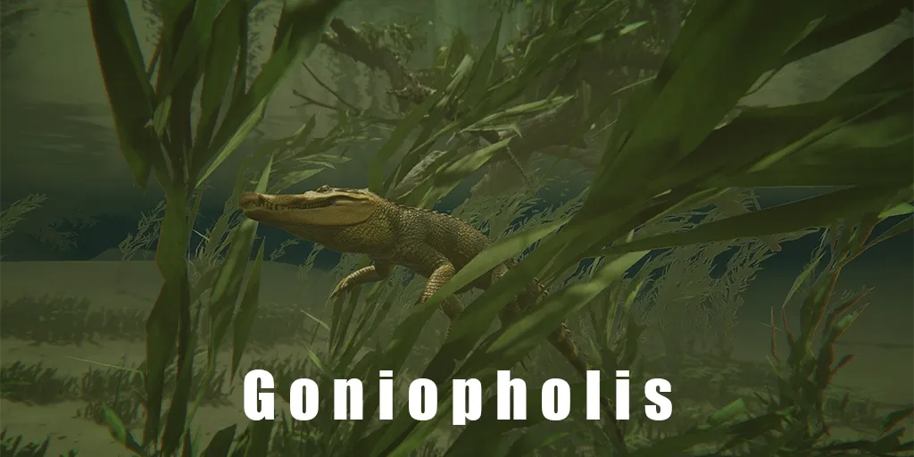 Goniopholis - Ancient crocodile AI critter in Path of Titans