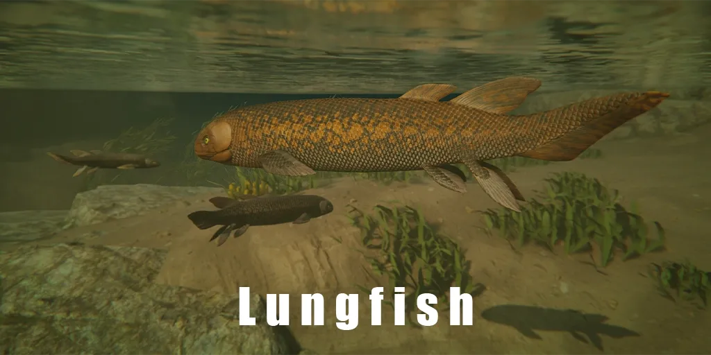 Lungfish - Prehistoric air-breathing fish AI critter in Path of Titans
