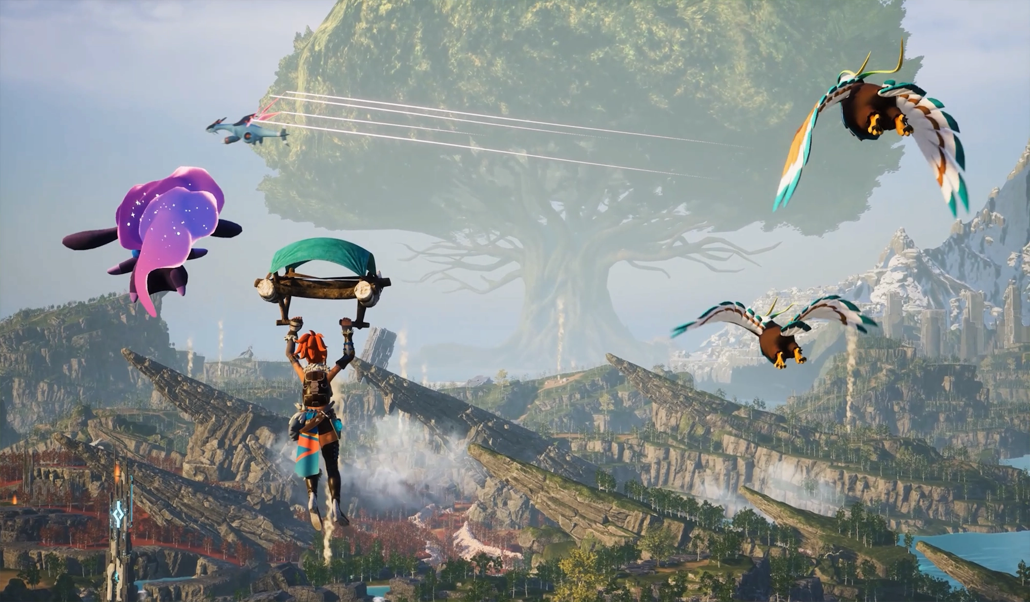 Survive and Explore a Vast Open World